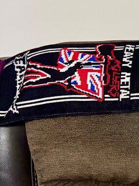 early 2000's Vintage Earache Records promo scarf